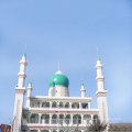 Toit renforcé en fibre de verre Dômes de mosquée en métal incurvé